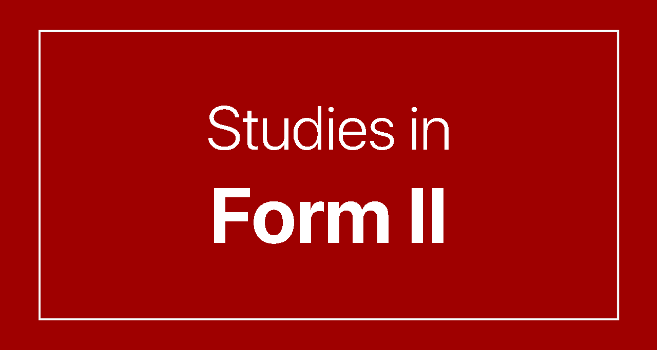 Studies in Form II