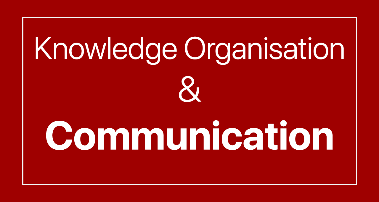 Knowledge Organisation and Communication